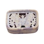 Soapstone Soap Dish, Butterfly, # 200