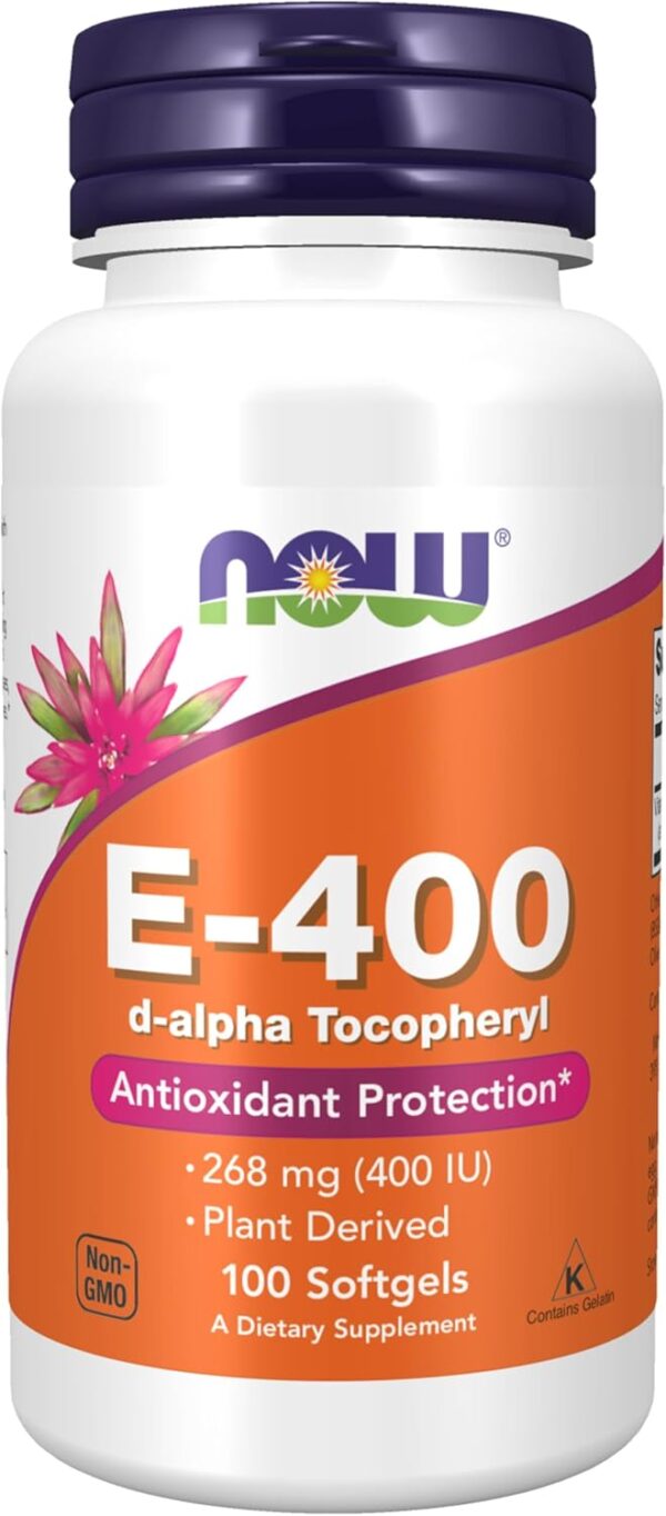 E-400 IU, D-Alpha Tocopheryl