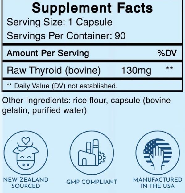 Thyroid, 130 mg, Forefront - Image 2