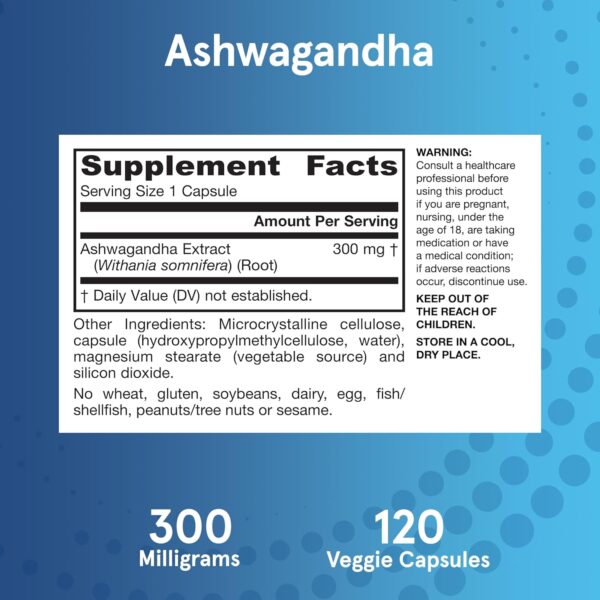 Ashwagandha Jarrow  300 mg - Image 2