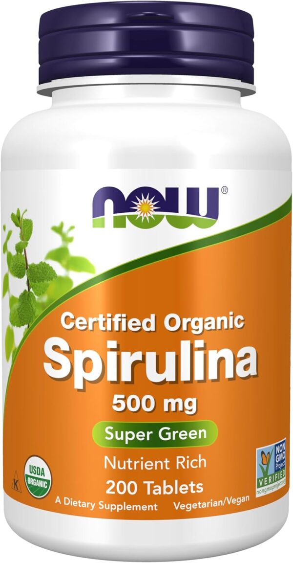 Spirulina 500 mg with Vitamins, Minerals and GLA (Gamma-Linolenic Acid)