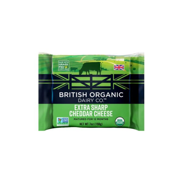 British Organic Extra Sharp Cheddar