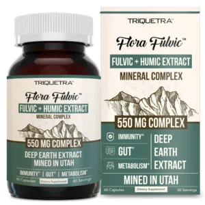 flora fulvic capsules fulvic acid humic acid complex