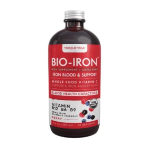 liquid iron supplement front