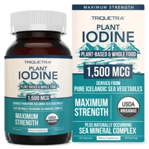plant iodine (1500 mcg) whole food iodine supplement
