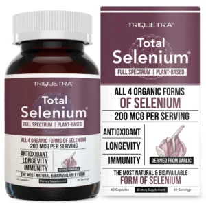 total selenium 200 mcg, plant based selenium
